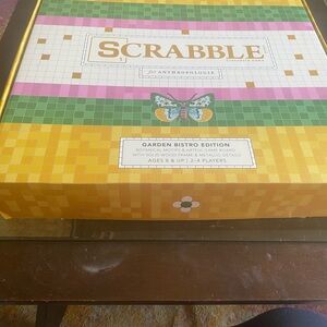 Anthropologie Scrabble Board Garden Bistro Edition